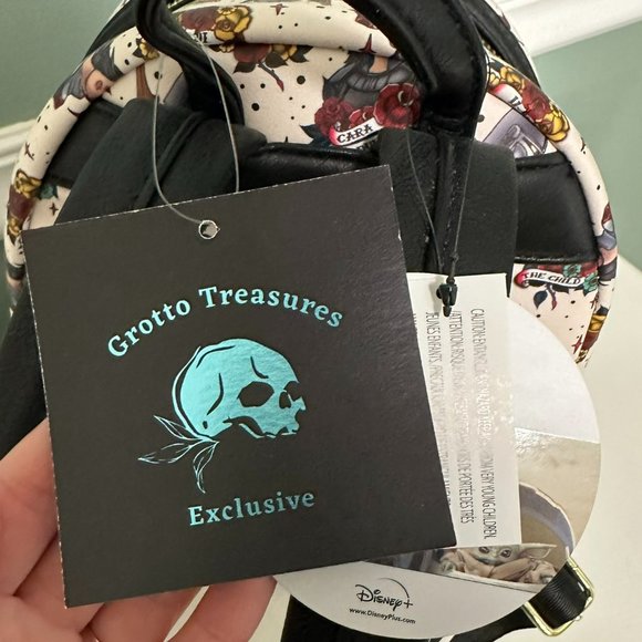 Loungefly | Star Wars The Mandalorian Tattoo Print Mini Backpack | NWT main image 5